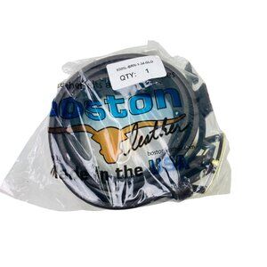 Boston Leather 1.75" Brown Garrison Plain Lined Belt Size 34 Made in USA 6505L